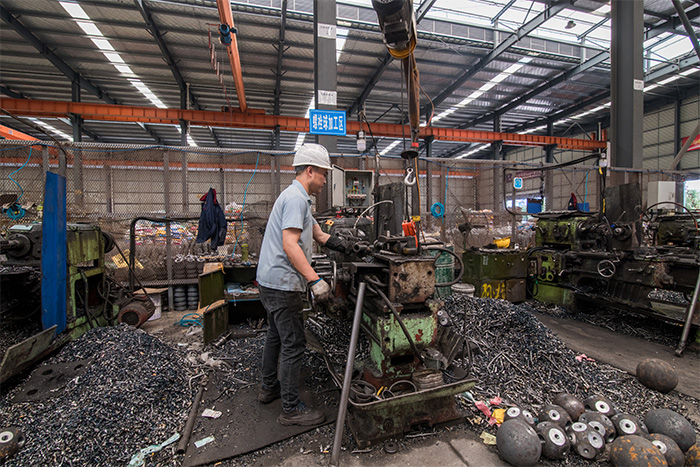 简阳网架配件-螺栓球加工车间